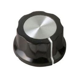 10 pcs : 1110 - KNOB FLUTED W/SKIRT 0.250' PHEN