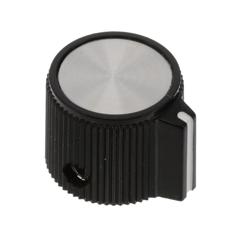 10 pcs : 430212B14 - KNOB KNURLED 0.250' PLASTIC