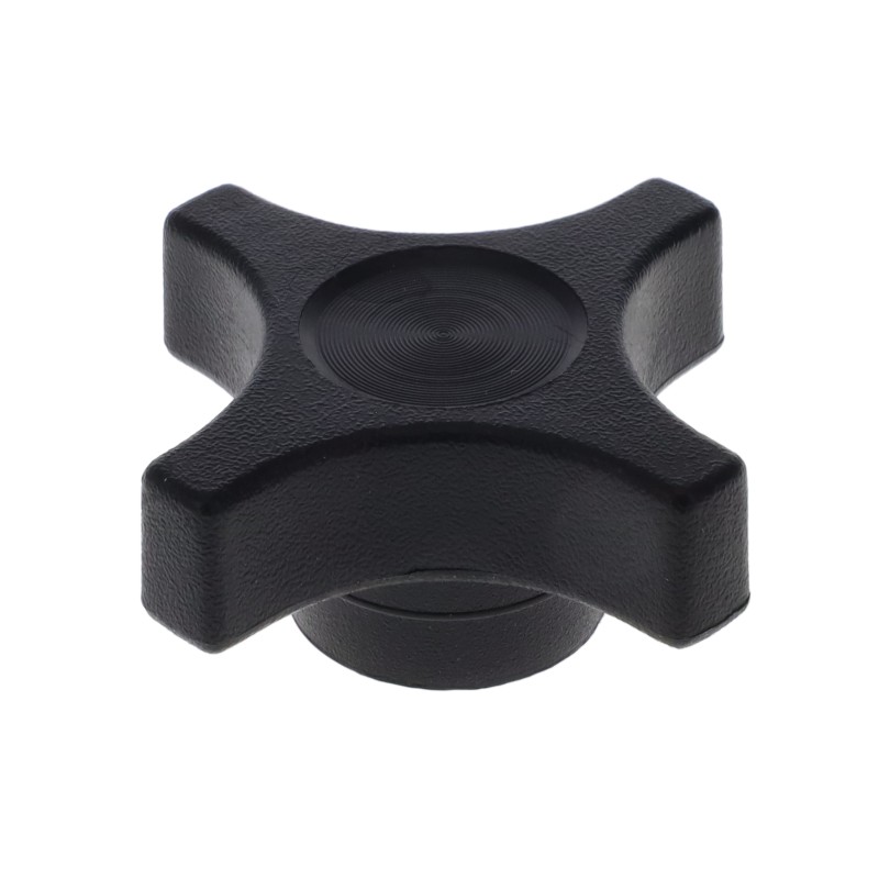 10 pcs : 2837-A - KNOB 4 ARM 5/16'-18 POLYPRO