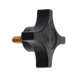 10 pcs : 2837DU - KNOB 4 ARM THERMOPLASTIC
