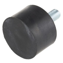 1 pcs - RS PRO Cylindrical M8 Anti Vibration Mount, Male Buffer Foot with 89.6kg Compression Load