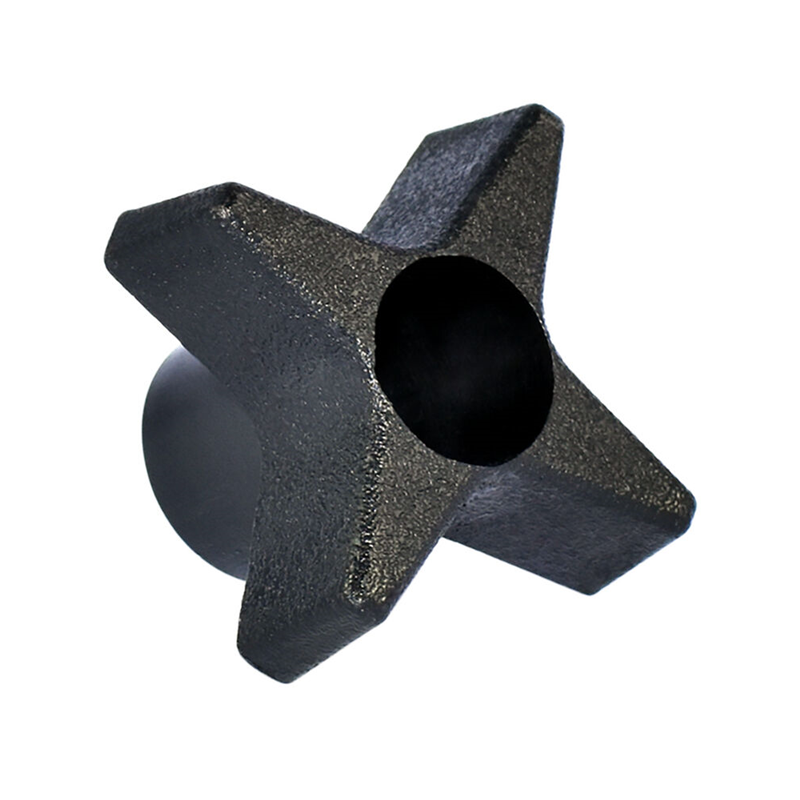 10 pcs : KNH4-HEX4P4---- - SELF-ASSEMBLY 4 ARM KNOB 1.750 I