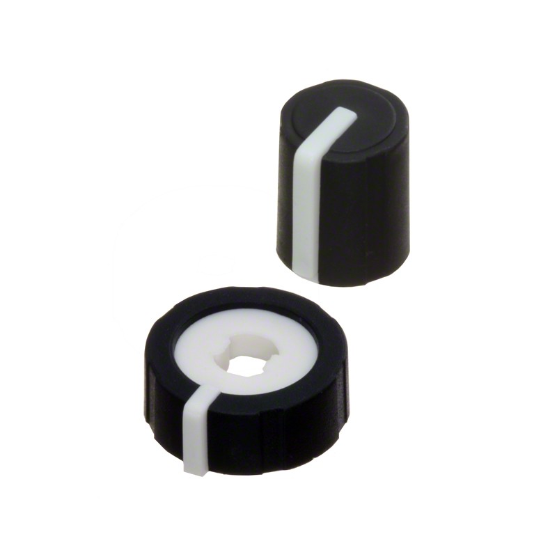 10 pcs : 1107 - KNOB TWO-SHOT 18.3 DIA 20.8MM