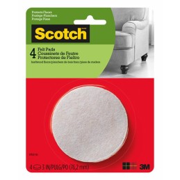 10 pcs : SP808-NA - SCOTCH ROUND FELT PADS SP808-NA,