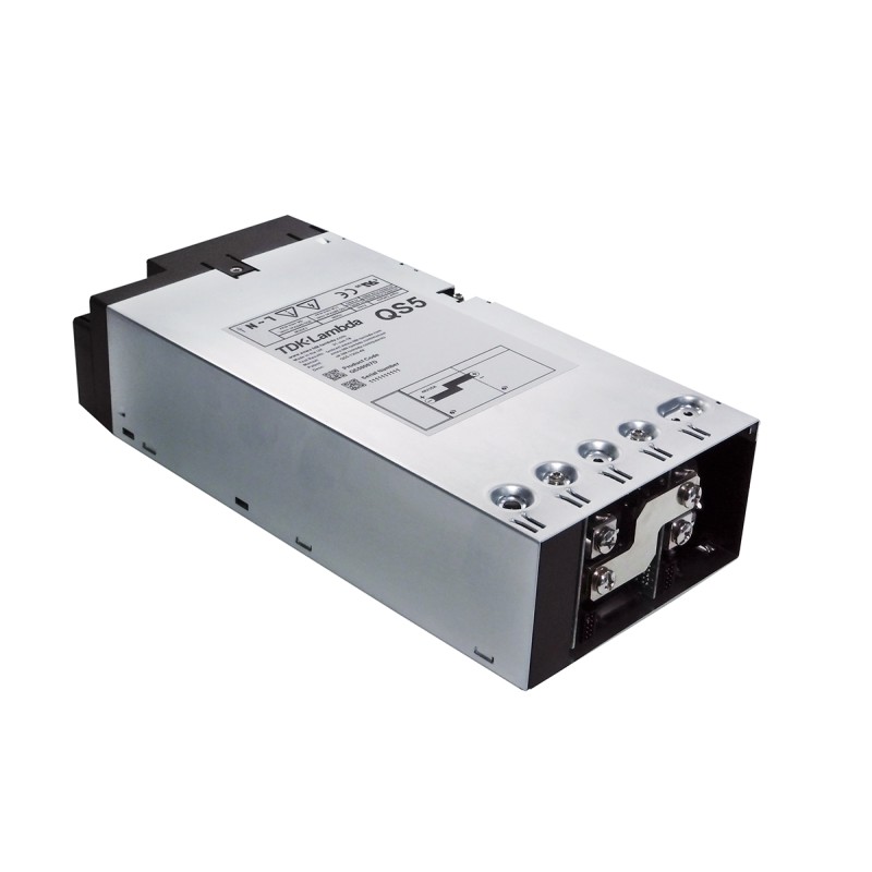 1 pcs - TDK-Lambda Switching Power Supply, QS5-600-24, 24V dc, 25A, 600W, 1 Output, 90 - 264V ac Input Voltage