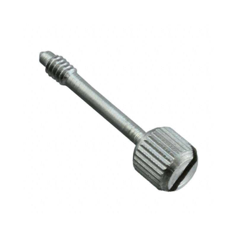 10 pcs : 0373-SS - PANEL SCREW KNOB SLOTTED 4-40