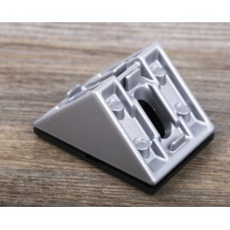 1 pcs - RS PRO Angle Bracket Connecting Component, Strut Profile 40 x 40 x 40 mm, Groove Size 8mm