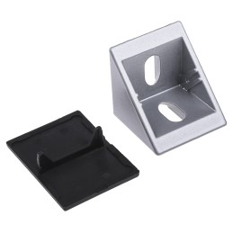 1 pcs - RS PRO Angle Bracket Connecting Component, Strut Profile 40 x 40 x 40 mm, Groove Size 8mm