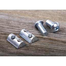 1 pcs - RS PRO Angle Bracket Connecting Component, Strut Profile 40 x 40 x 40 mm, Groove Size 8mm