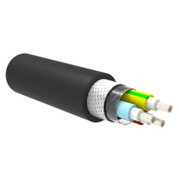 1 Reel of 50 M - TE Connectivity 3 Core Power Cable, 1.5 mm², 50m, Black Low Smoke Zero Halogen (LSZH) Sheath, 600 V