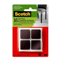 10 pcs : SP854-NA - SCOTCH FELT PADS SQUARE, SP854-N