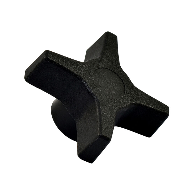 10 pcs : KN8C----4P7B-21 - CLAMPING 4 ARM KNOB 2.500 IN DIA