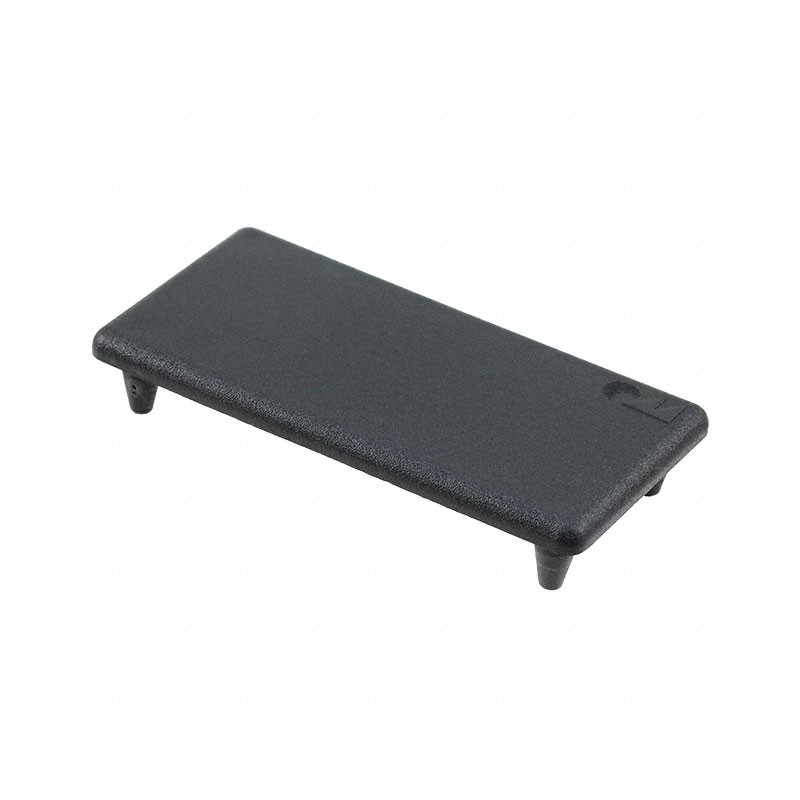 10 pcs : 4030421 - PLASTIC END CAP 40X80MM, BLACK