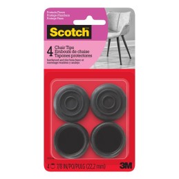 10 pcs : SP602-NA - SCOTCH CHAIR TIPS SP602-NA, BLAC