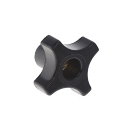 10 pcs : 2810-Y - KNOB 4 ARM 1/4'-20 NYLON