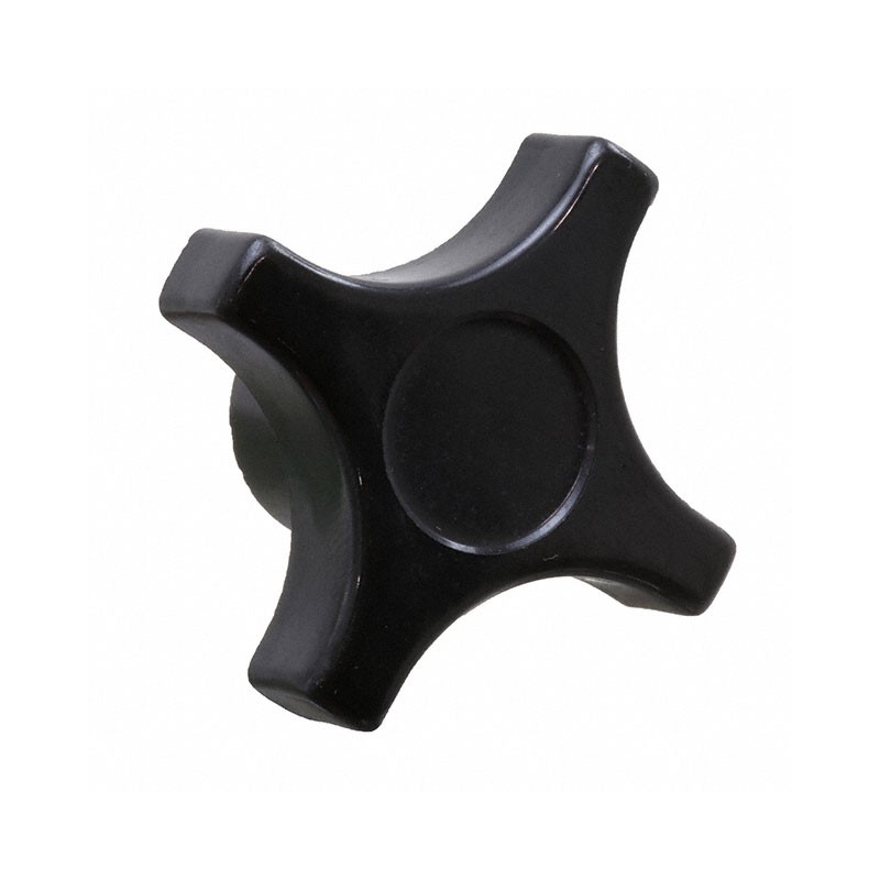 10 pcs : 2830 - KNOB 4 ARM 1/4'-20 PHENOLIC