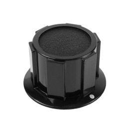 10 pcs : FC1601 - KNOB K1C BLACK 6MM SPLINE MD
