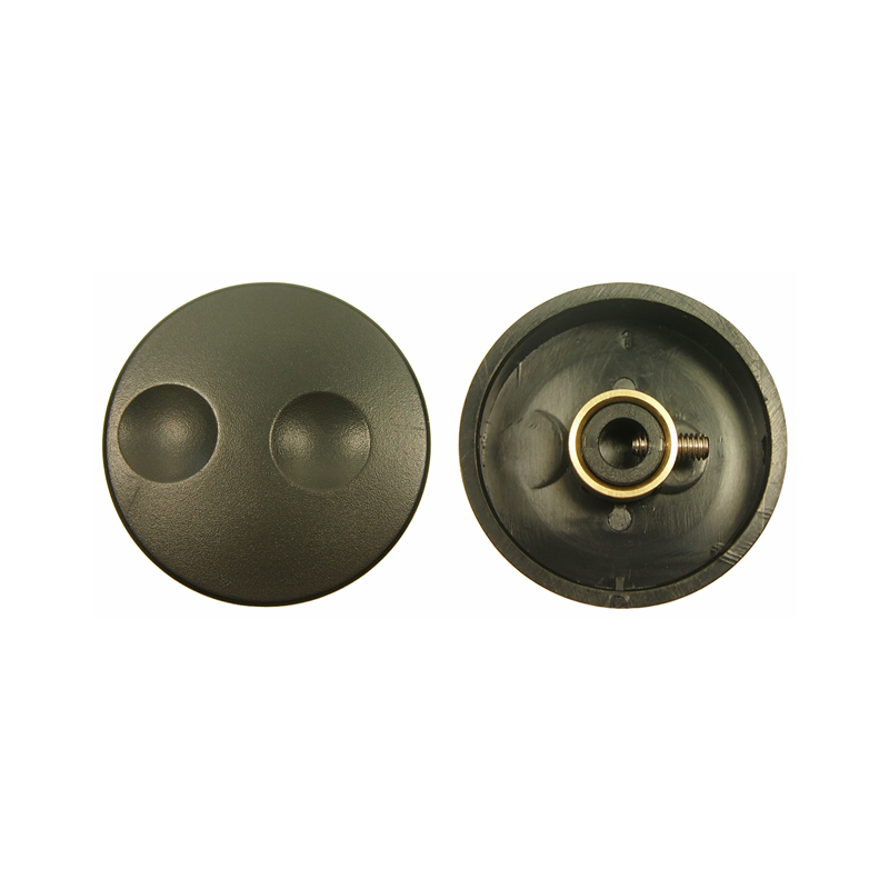 10 pcs : CL71671B - KNOB K18 BLACK 6MM SF