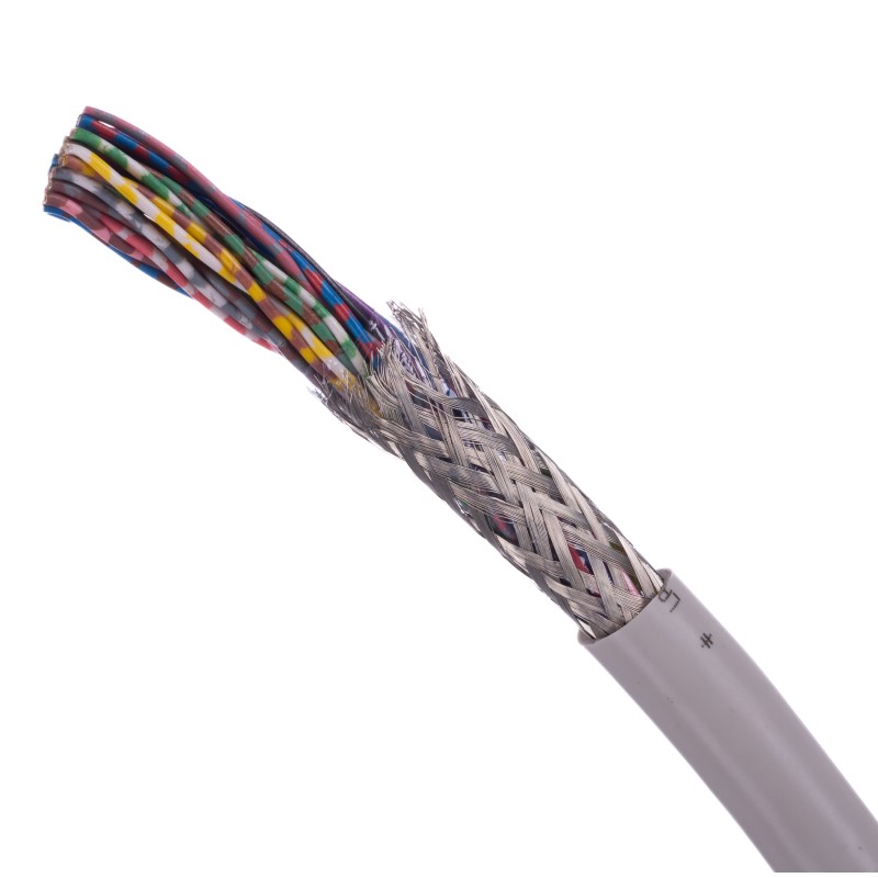 1 Reel of 50 M - Lapp Twisted Pair Data Cable, 16 Pairs, 0.5 mm², 32 Cores, 20 AWG, Screened, 50m, Grey Sheath