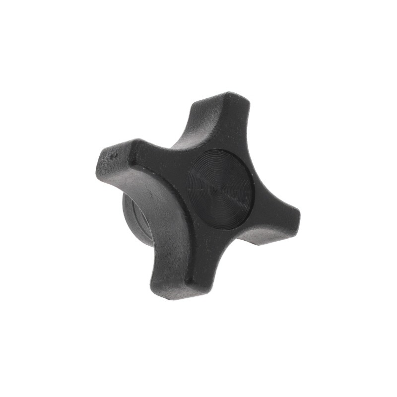 10 pcs : 2825-B - KNOB 4 ARM 3/8'-16 NYLON