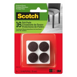 10 pcs : SP825-NA - SCOTCH ROUND FELT PADS, SP825-NA