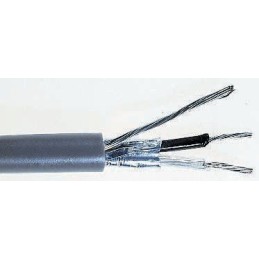 1 Reel of 500 M - RS PRO Twisted Pair Data Cable, 1 Pairs, 0.5 mm², 2 Cores, 20 AWG, Screened, 500m, Grey Sheath