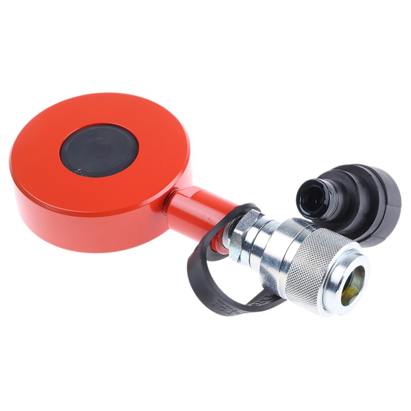 1 pcs - Hi-Force Single, Portable Low Height Hydraulic Cylinder, HVL10, 10t, 6mm stroke