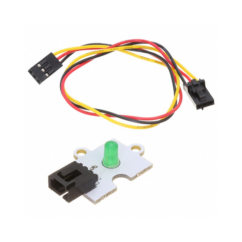 10 pcs : PIS-1279 - OCTOPUS 5MM LED BRICK - GREEN