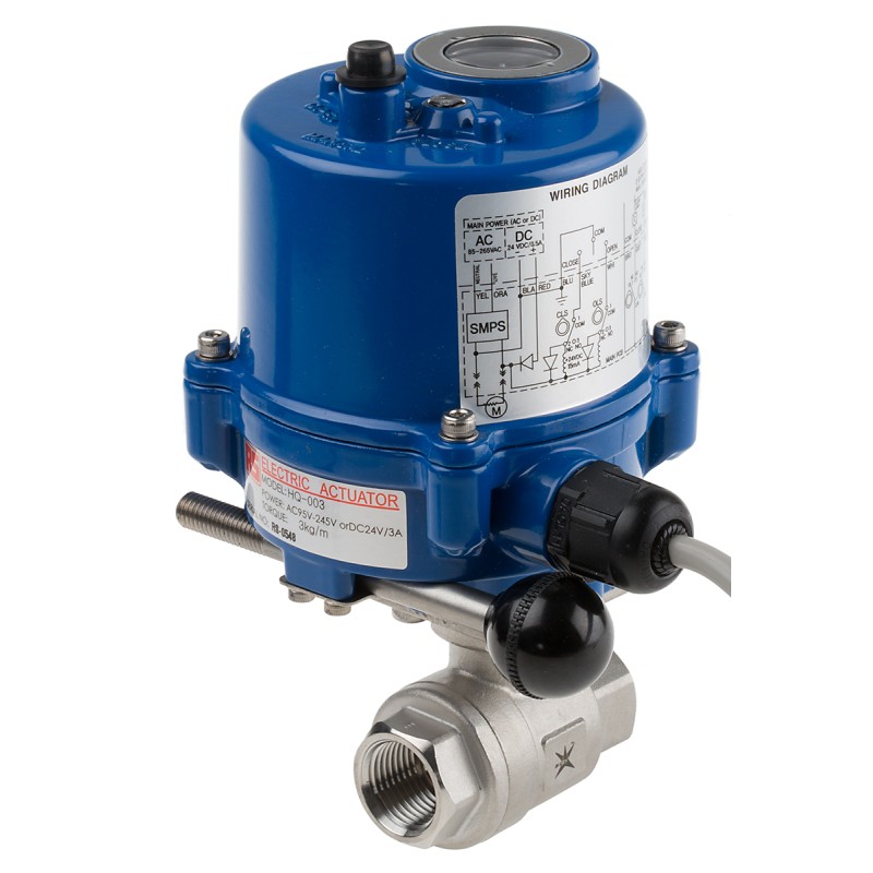1 pcs - RS PRO Motorised Valve, Ball type , 1000 psi