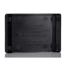 1 pcs - Bosch Rexroth Black Polypropylene Angle Bracket Cap, 50 x 50 Strut Profile, 10mm Groove