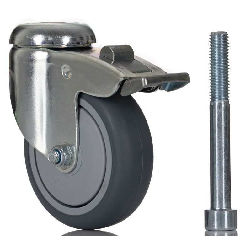 1 pcs - Tente Swivel Castor Wheel, 75kg Capacity, 75mm Wheel