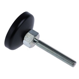 1 pcs - RS PRO M10 Thread Pivot Foot, 10mm 6mm Groove