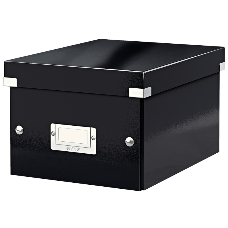 1 pcs - Leitz Black 1 Compartment A5 Archive Box, H160mm x W220mm x D282mm