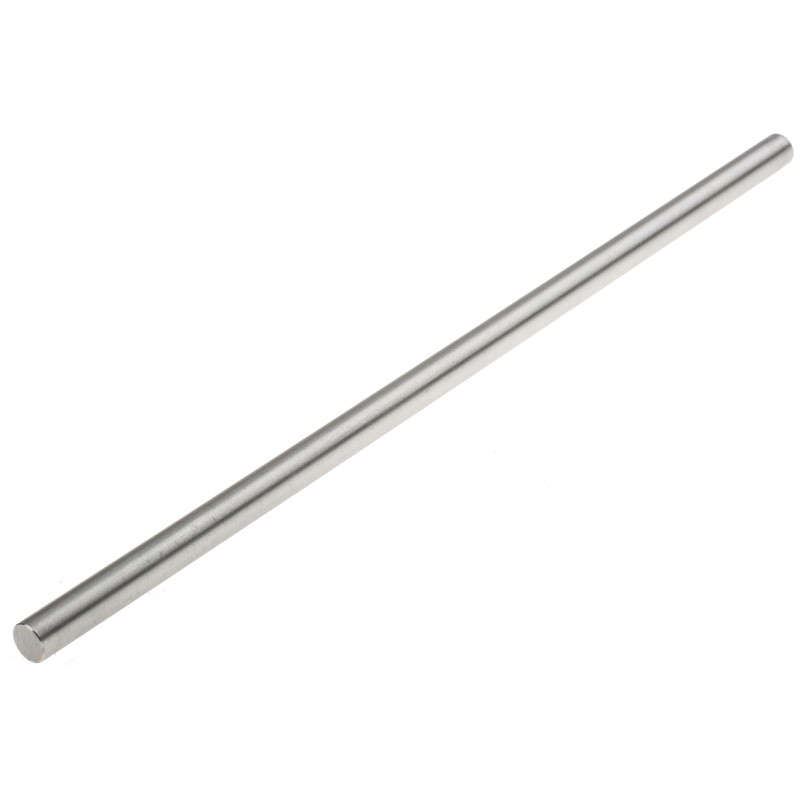 1 pcs - RS PRO Silver Stainless Steel Rod, 300mm Length, Dia. 10mm