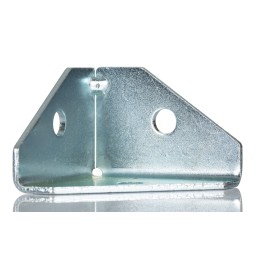 1 pcs - Bosch Rexroth M8 Mounting Bracket Connecting Component, Strut Profile 40 mm, 45 mm, 50 mm, 60 mm, Groove Size 10mm