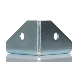 1 pcs - Bosch Rexroth M8 Mounting Bracket Connecting Component, Strut Profile 40 mm, 45 mm, 50 mm, 60 mm, Groove Size 10mm