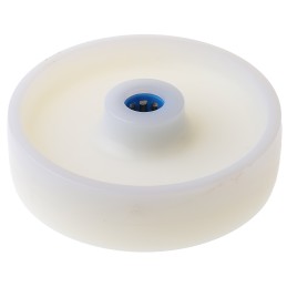 1 pcs - LAG White Polyamide Hygienic, Low Rolling Resistance, Non-Marking Trolley Wheel, 400kg