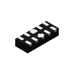 10 pcs : TVU5VU4S-DFN2510-10LDG - TVS DIODE 5V 0.48PF DFN2510