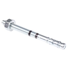 10 pcs - RawlPlug Steel Bolt Anchor 10mm x 115mm, 10mm Fixing Hole