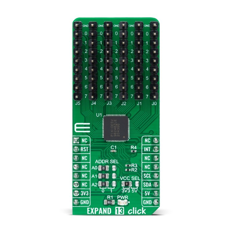 1 Box of 1 - MikroElektronika Expand 13 Click Add On Board for PI4IOE5V96248 MikroBUS