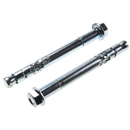 10 pcs - RawlPlug Steel Masonry Anchor M8 x 95mm, 10mm Fixing Hole