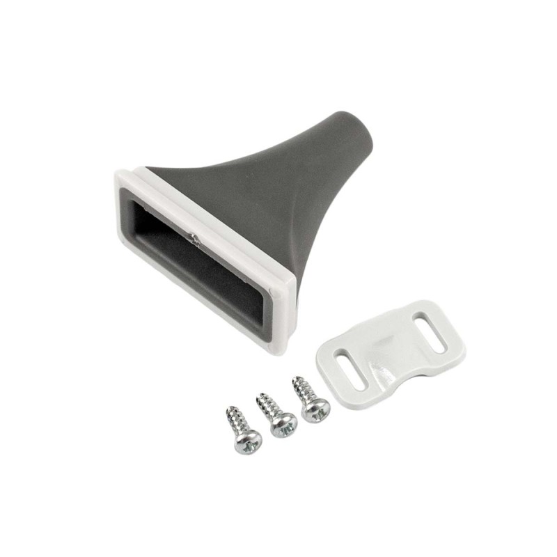 1 pcs - Hammond 1552C Series Grey TPE Cable Gland Kit, PG13.5 Thread, 2mm Min, 6mm Max, IP54