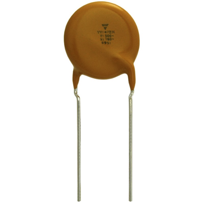 1000 pcs - Vishay 2.2nF Multilayer Ceramic Capacitor MLCC, 760V ac V, ±20% , Through Hole