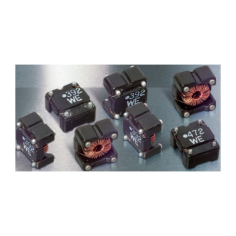 5 pcs - Wurth, WE-SL5 SMD Common Mode Line Filter with a Ferrite Core, 250 μH ±40% Sectional Winding 2A Idc
