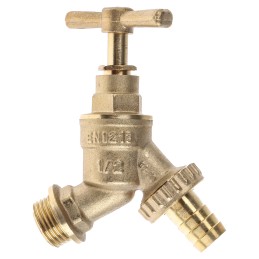 1 pcs - RS PRO Brass Twist Handle Bib Tap, 1/2in