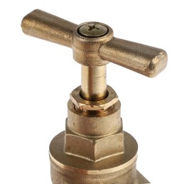 1 pcs - RS PRO Brass Twist Handle Bib Tap, 1/2in