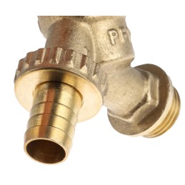 1 pcs - RS PRO Brass Twist Handle Bib Tap, 1/2in