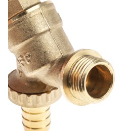 1 pcs - RS PRO Brass Twist Handle Bib Tap, 1/2in