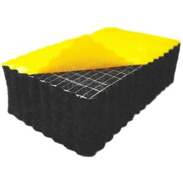 1 pcs - RS PRO Nitrile, PVC Acoustic Insulation, 1m x 1m x 15mm