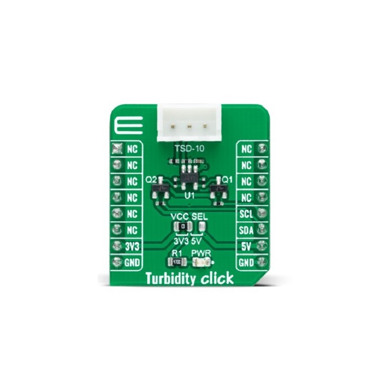 1 Box of 1 - MikroElektronika Turbidity Click Add On Board MikroBUS